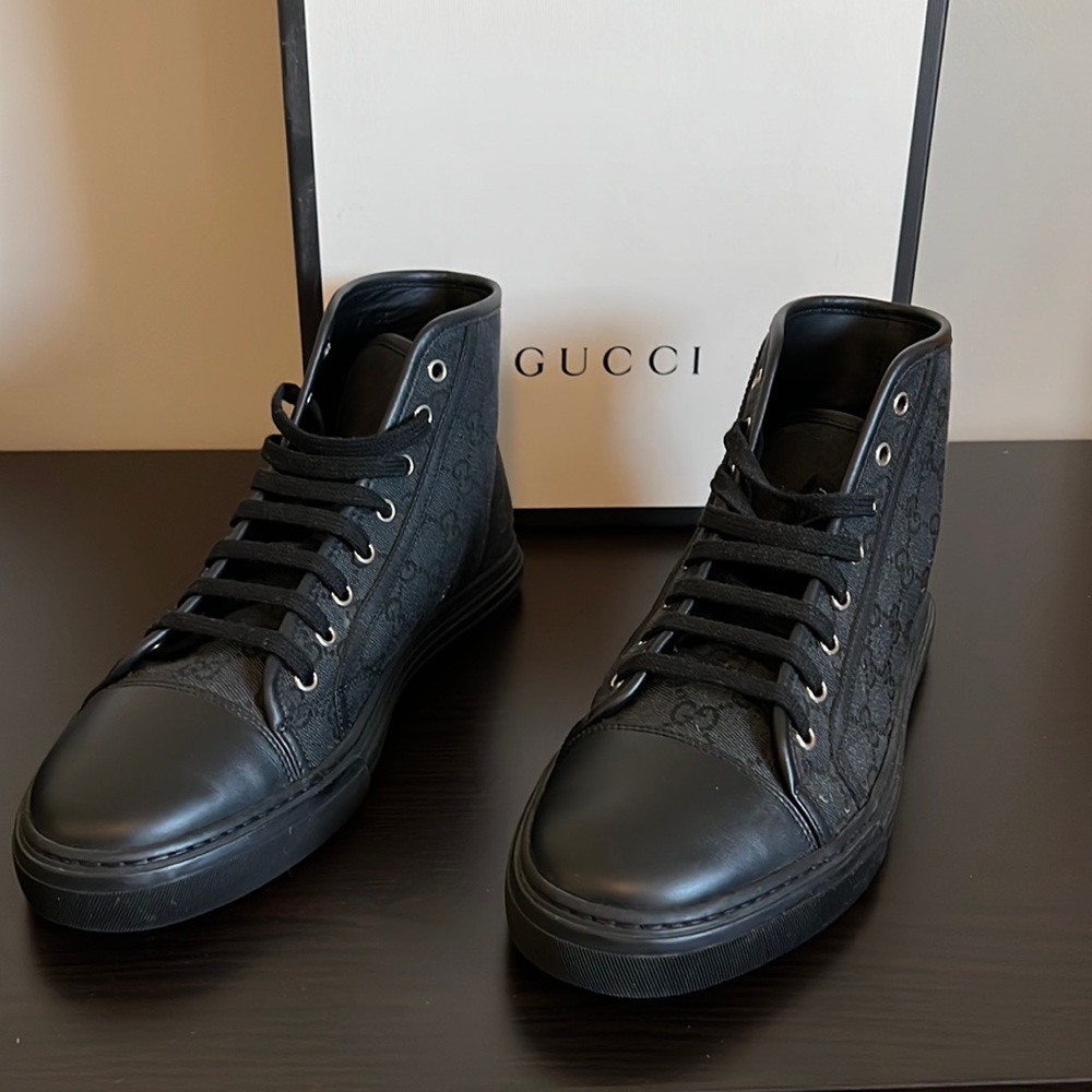 Gucci Original GG Black Sz 44